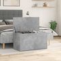 Voir la diapositive 3 : VIDAXL Coffre de rangement Gris beton 84x42x46 cm Bois d'ingenierie