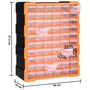 Voir la diapositive 6 : VIDAXL Organisateur multi-tiroirs avec 60 tiroirs 38x16x47,5 cm