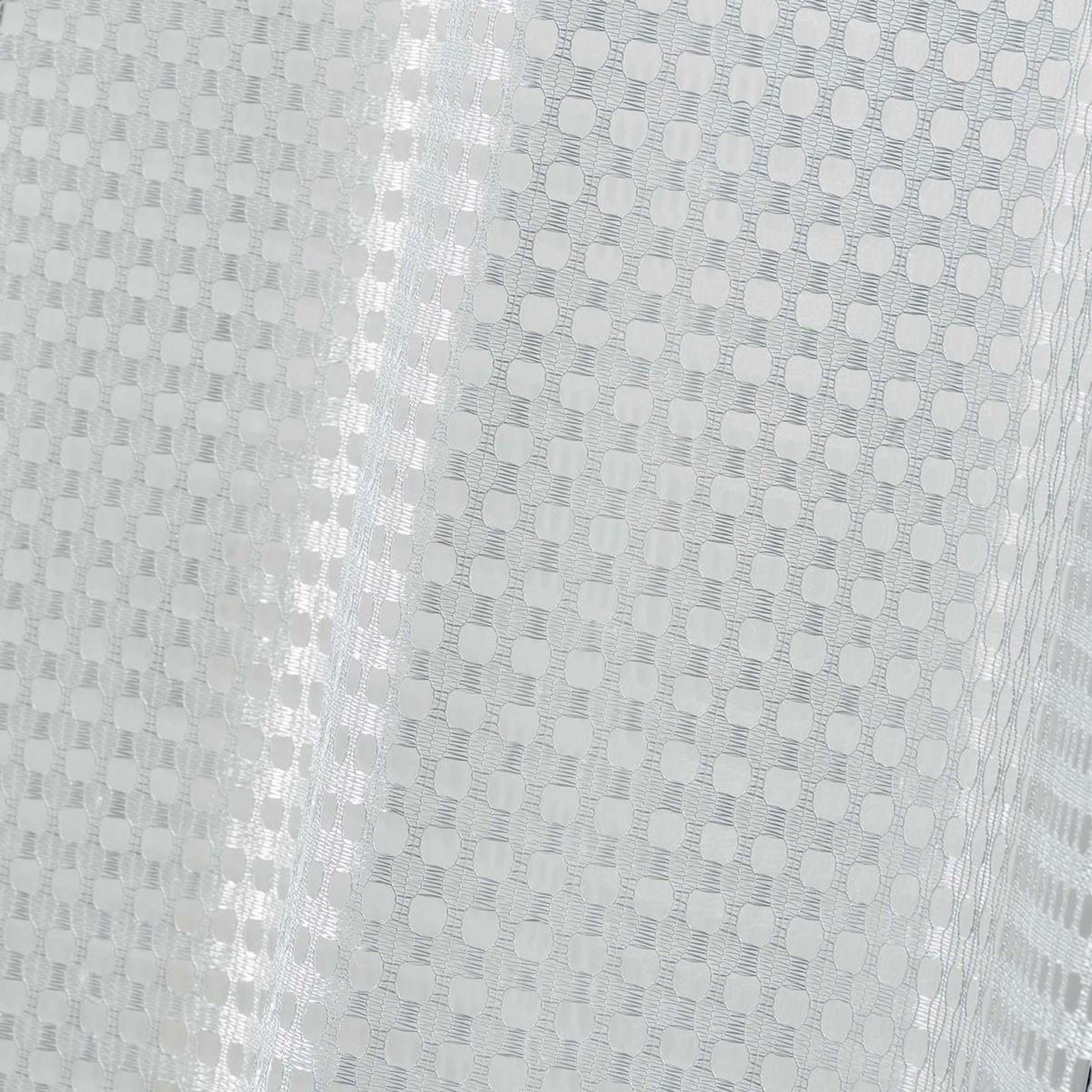 Voir la diapositive 2 : Douceur d'Intérieur Rideau voilage maille  cadria  140x240cm blanc