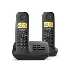 GIGASET Téléphone sans fil duo dect noir - BASIC100ADUONOIR
