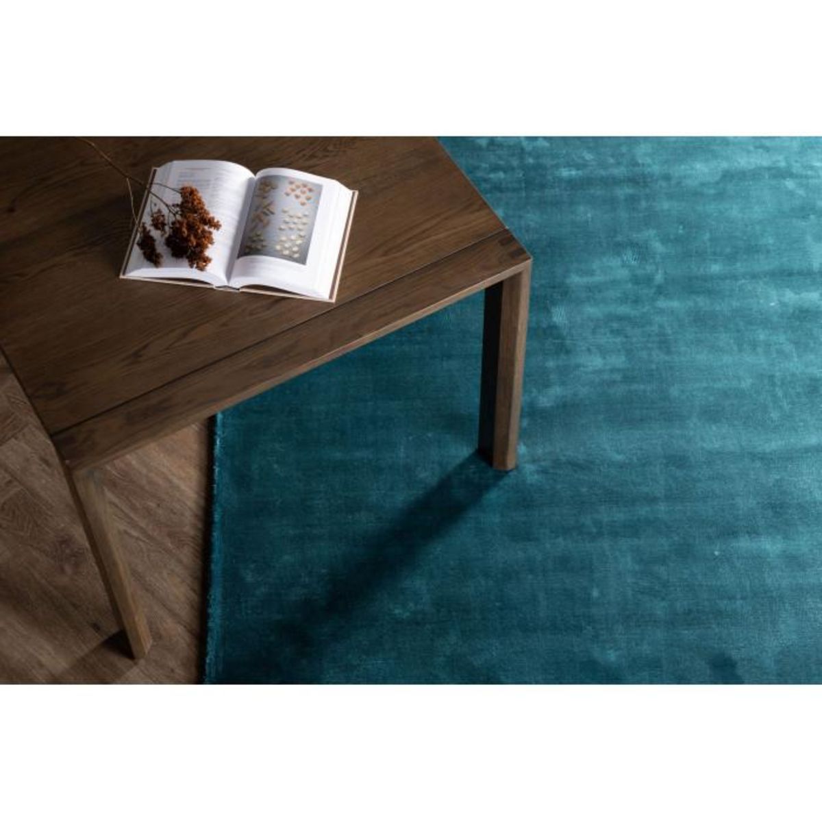 Paris Prix Tapis Déco  Indra  201x301cm Turquoise