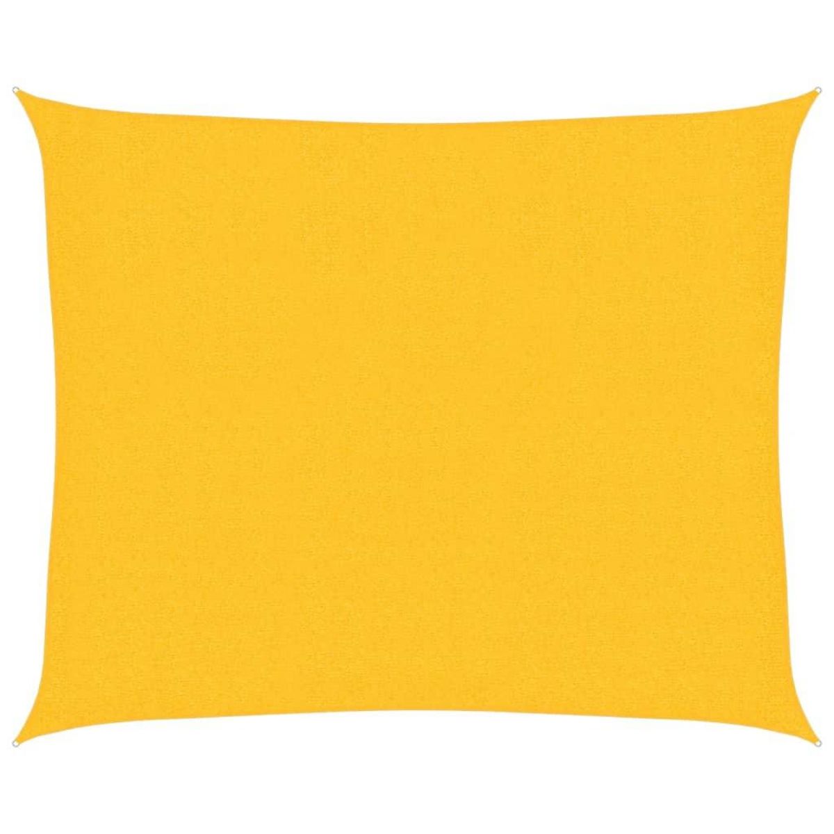 VIDAXL Voile d'ombrage 160 g/m^2 Jaune 2,5x3 m PEHD