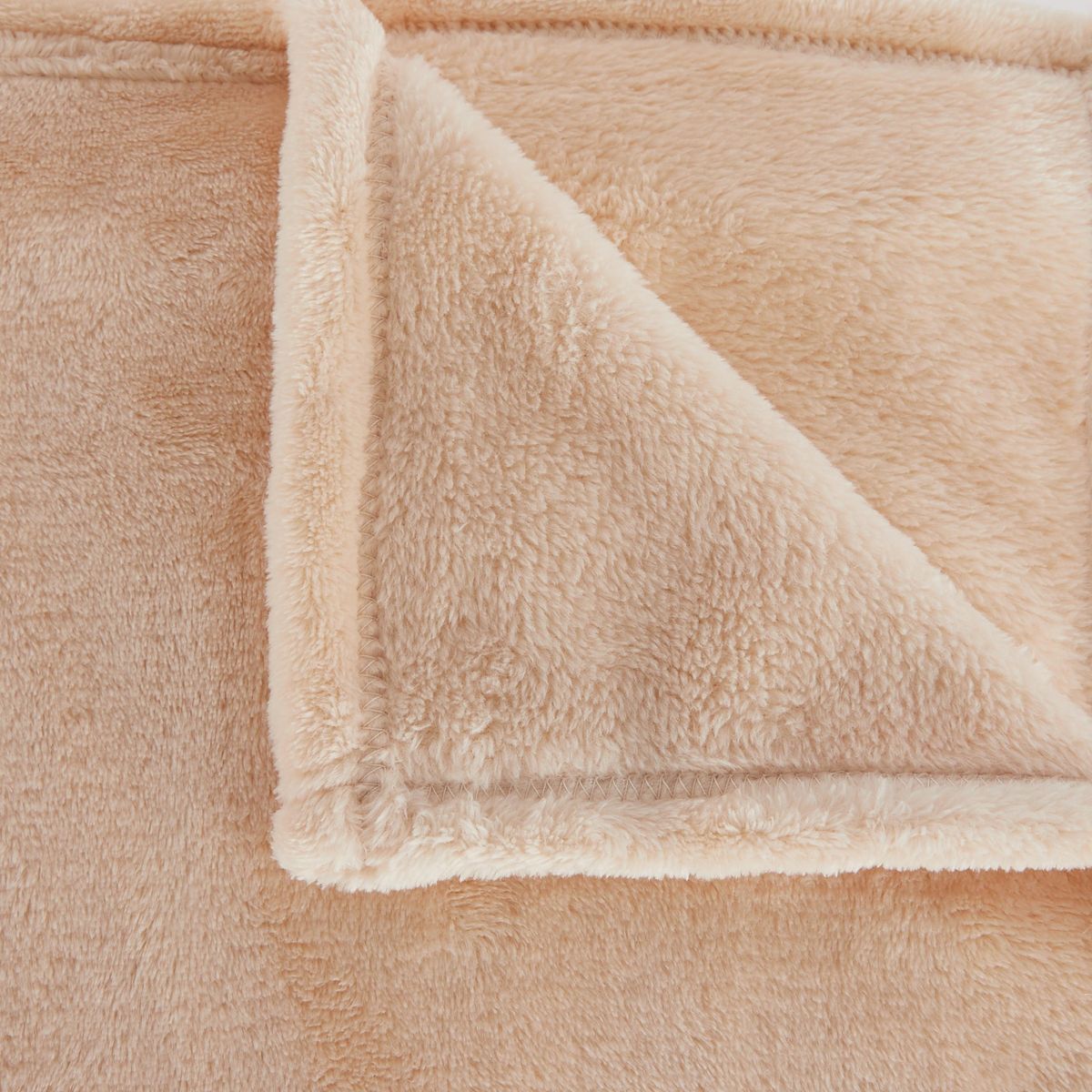 ACTUEL Couverture unie en polyester VELVET