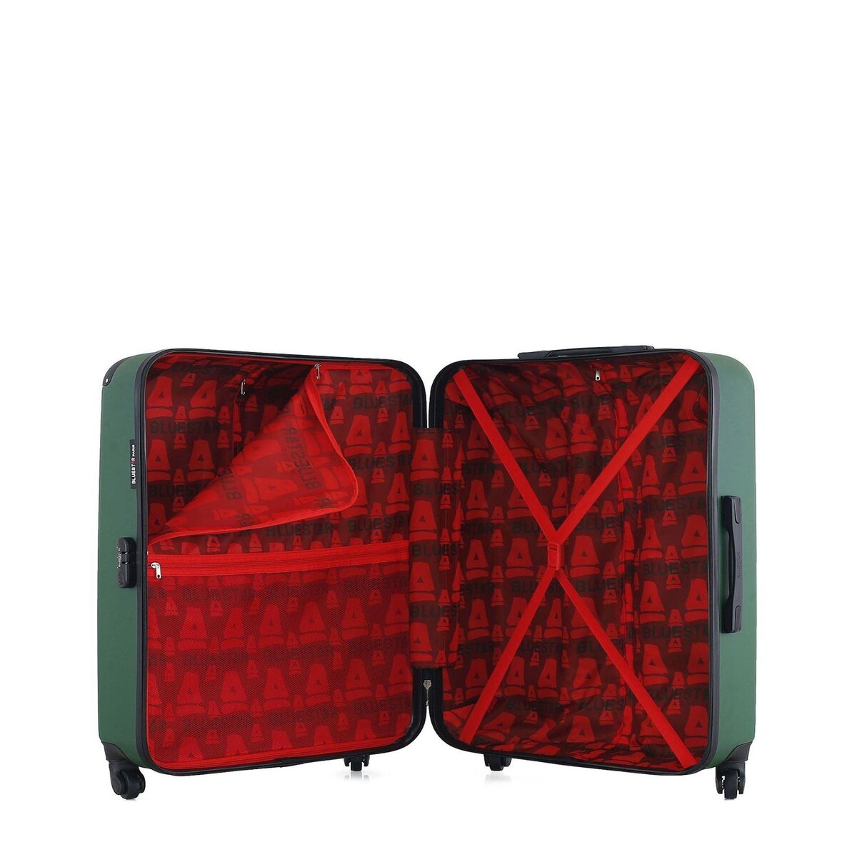 BLUESTAR BLUESTAR - Set de 4 Valises BUCAREST-M 75 cm 4 Roues