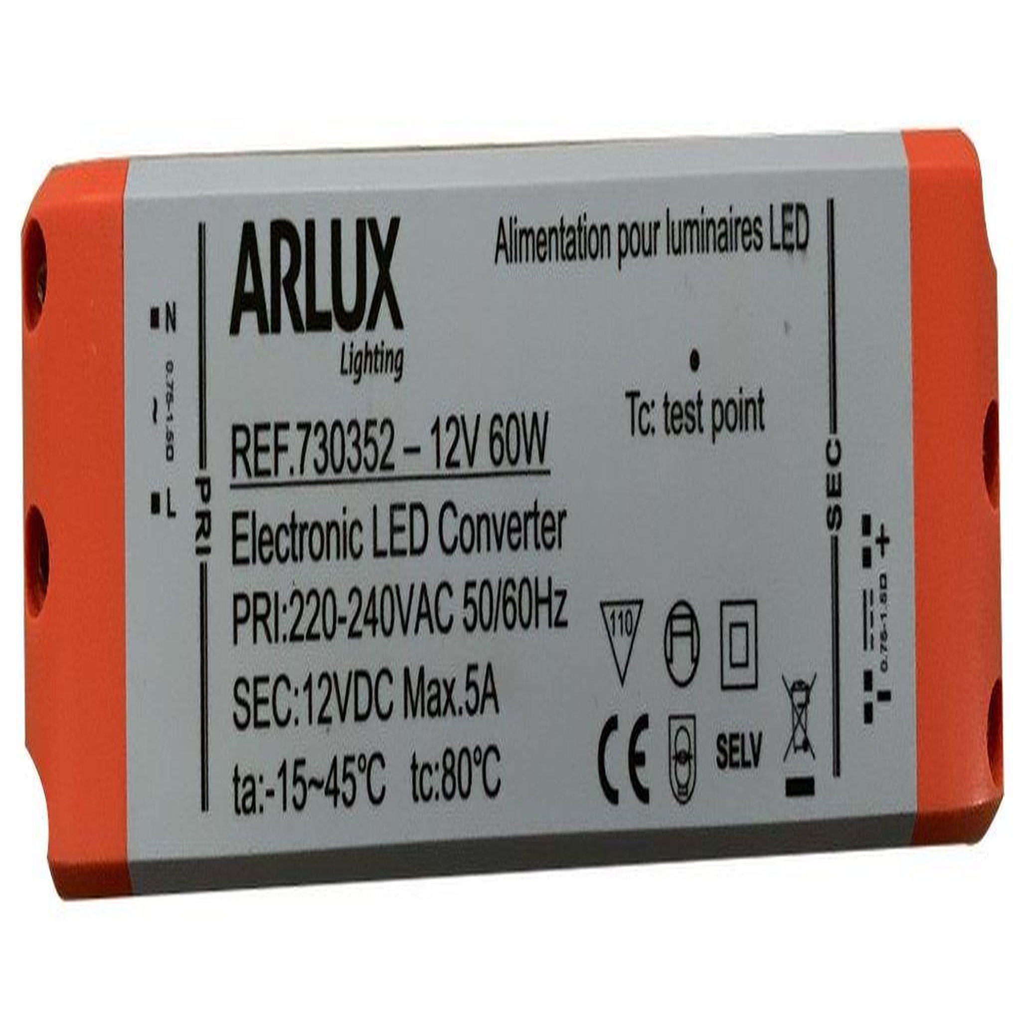CENTRALE BRICO Driver 12V 60W- 5A pour MR16