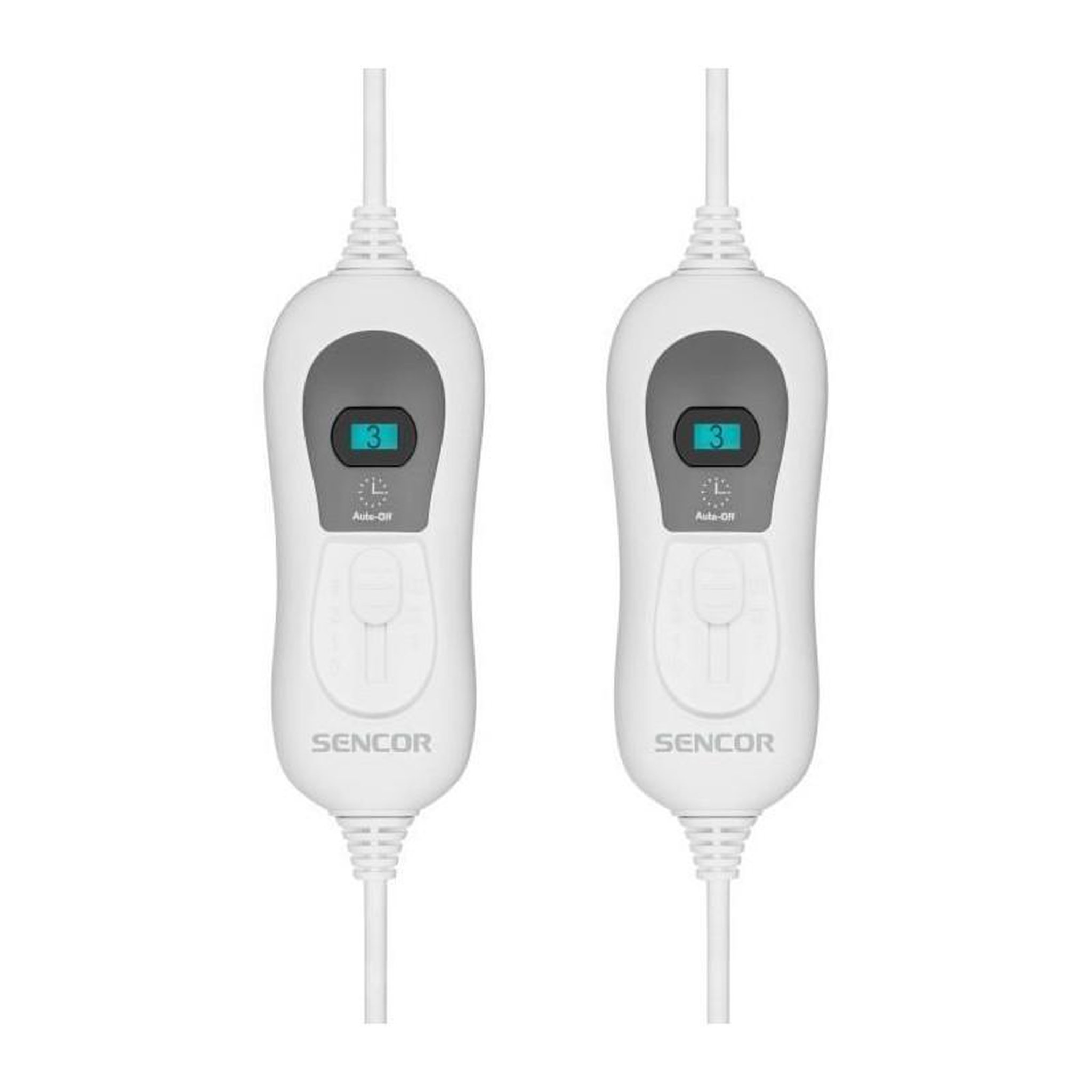Voir la diapositive 3 : SENCO Couverture chauffante - SENCOR - SUB 2700WH - 120 W - 3 températures - Blanc