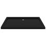 Voir la diapositive 3 : VIDAXL Receveur de douche rectangulaire ABS Noir 80x110 cm