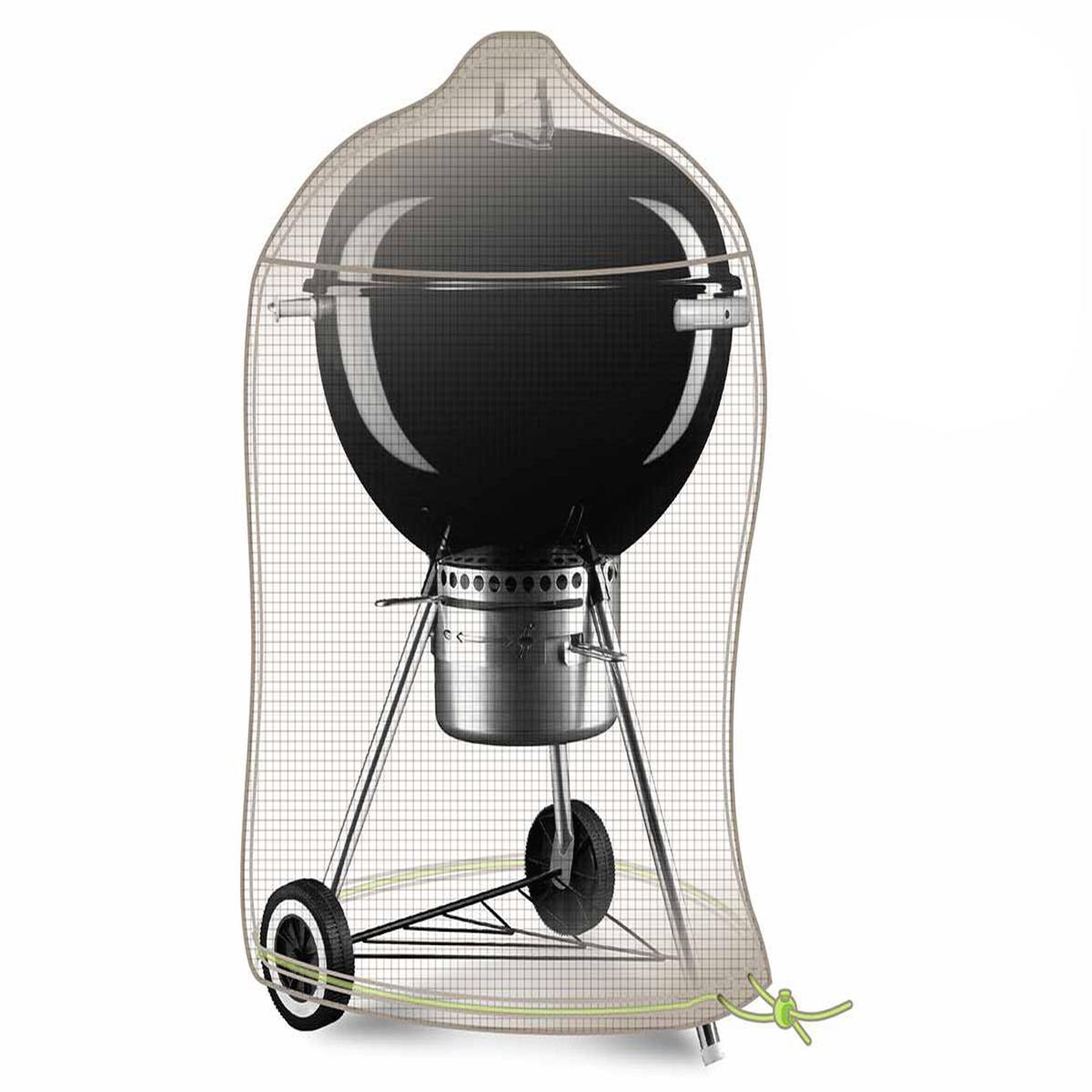 Jardiline Housse barbecue rond kettle cover one - ø 70 x 80 cm - jardiline