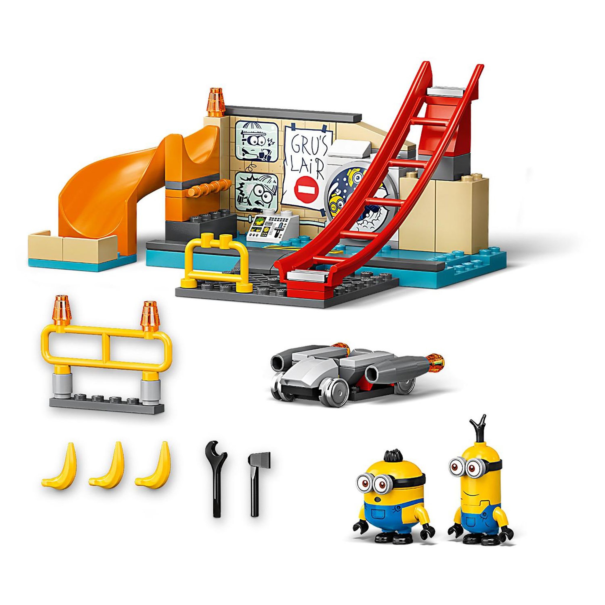 Voir la diapositive 4 : LEGO Minions 75546 Minions dans le laboratoire de Gru
