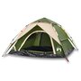 Voir la diapositive 2 : VIDAXL Tente de camping a dome 4 personnes vert liberation rapide