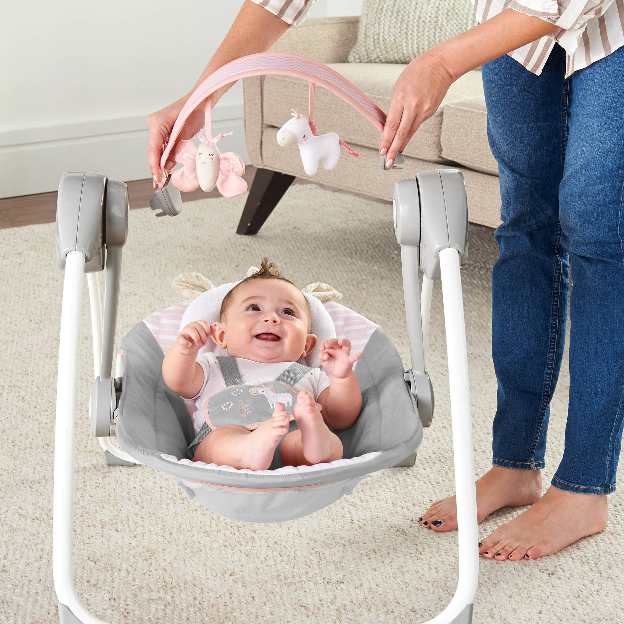Voir la diapositive 4 : Ingenuity Balancelle portable Flora