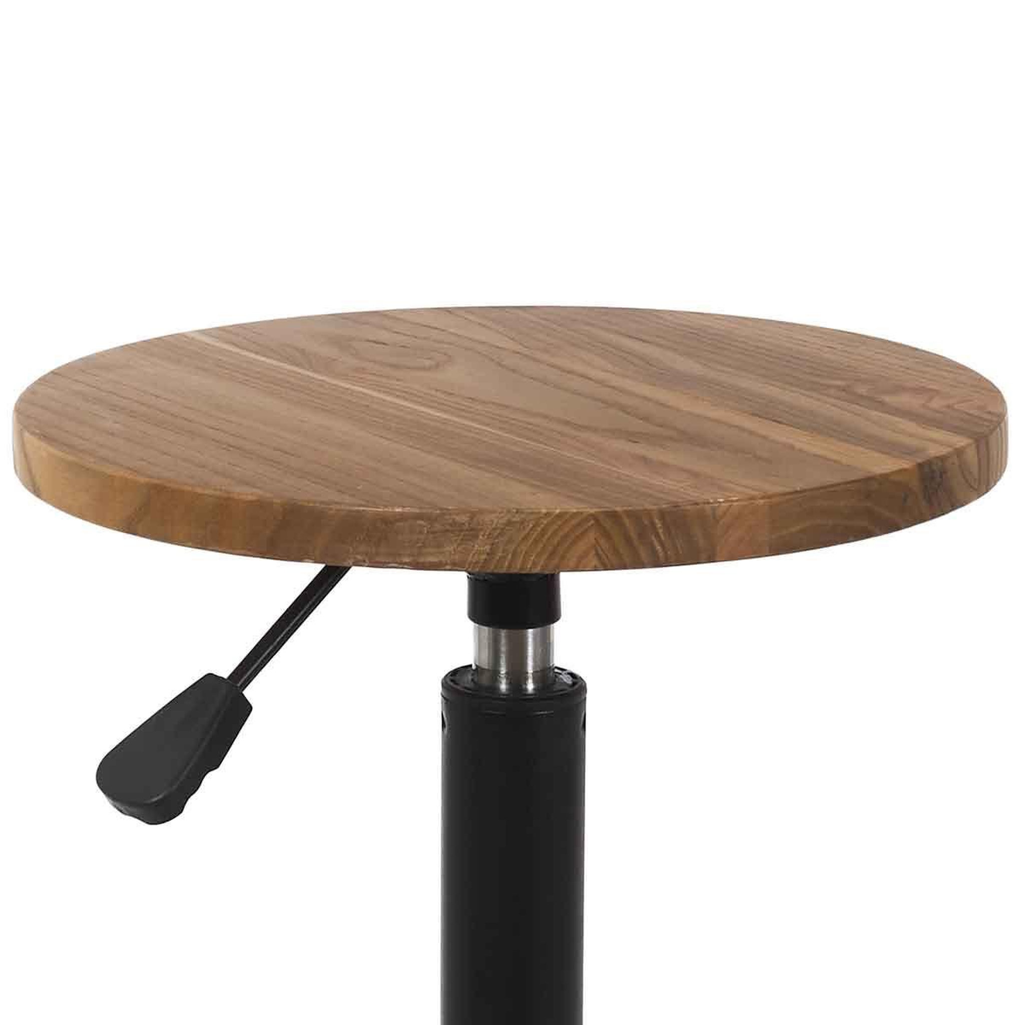 Voir la diapositive 4 : The Home Deco Factory Tabouret de Bar Vintage  Ace  58-73cm Naturel