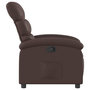 Voir la diapositive 4 : VIDAXL Fauteuil inclinable Marron Similicuir