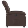 Voir la diapositive 4 : VIDAXL Fauteuil inclinable Marron Similicuir