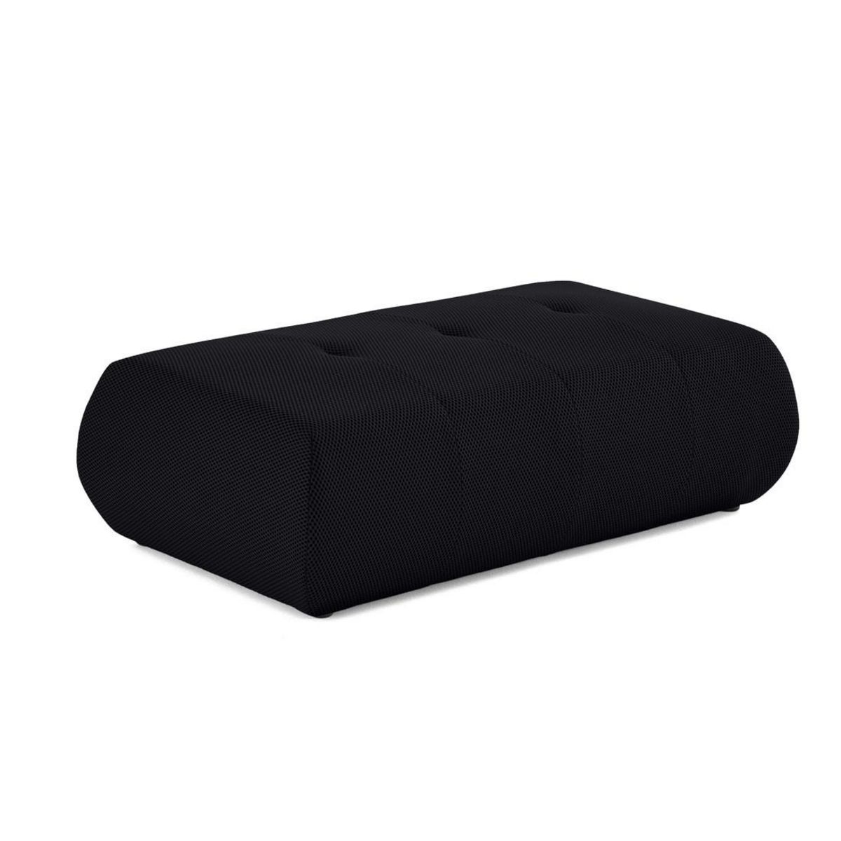 LISA DESIGN Onyx - pouf d'appoint - en tissu mailles 3d