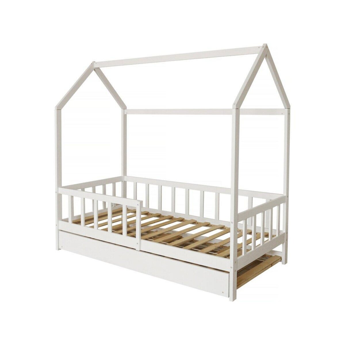 Habitat et Jardin Lit cabane enfant avec tiroir  Paloma  -  90 x 190 cm - Blanc