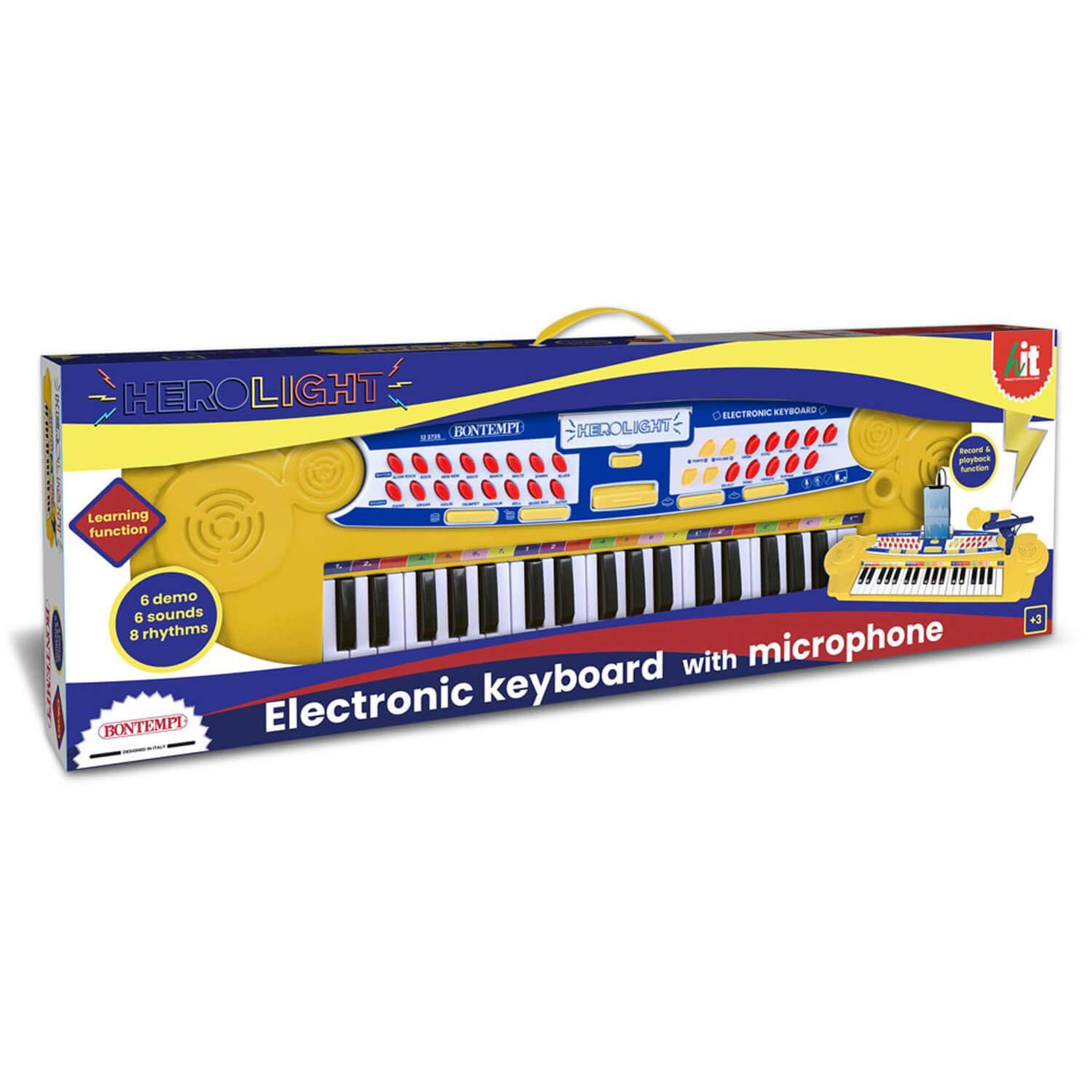 Voir la diapositive 4 : Bontempi Clavier électronique 37 touches avec micro