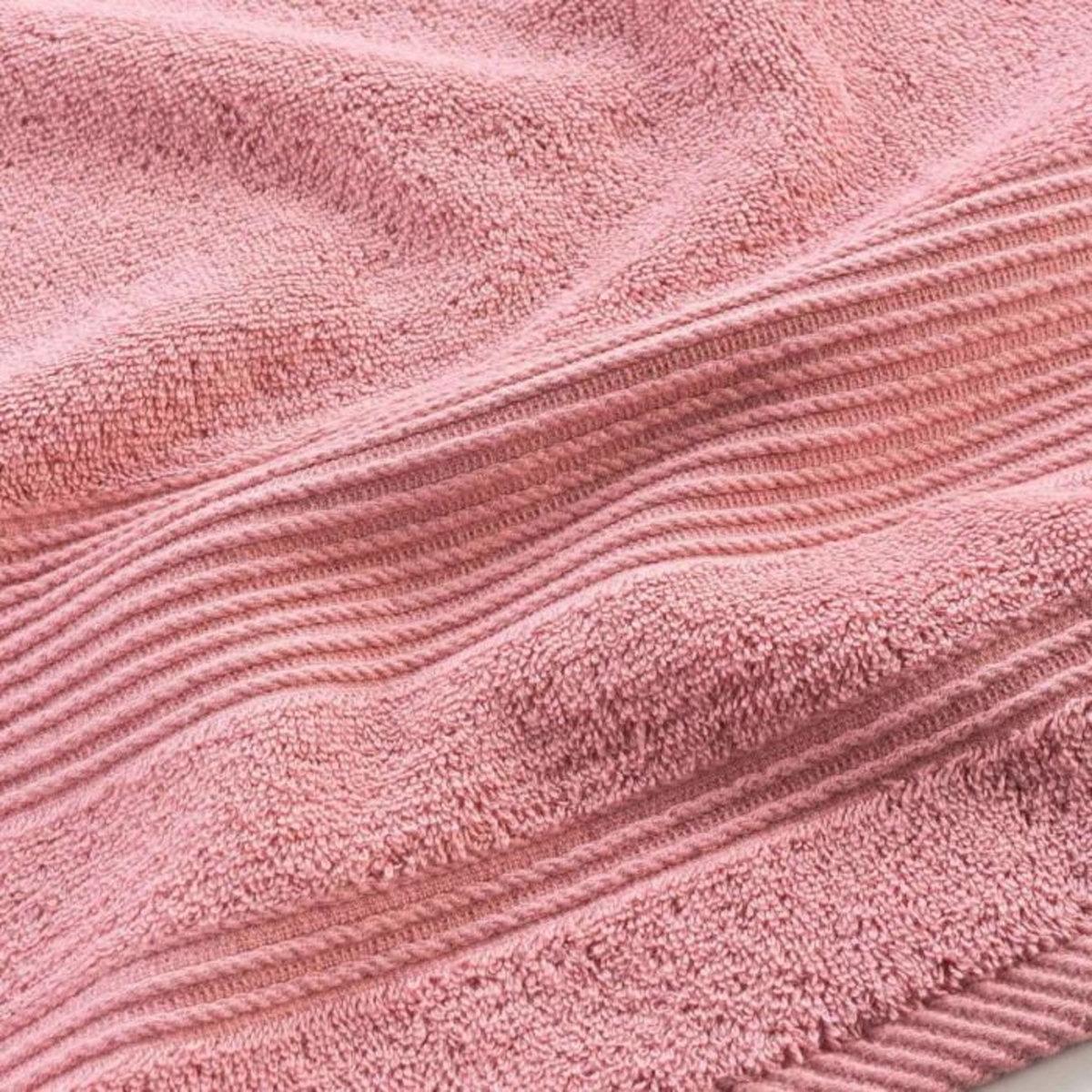 Paris Prix Drap de Bain  Tendresse  90x150cm Bois de Rose