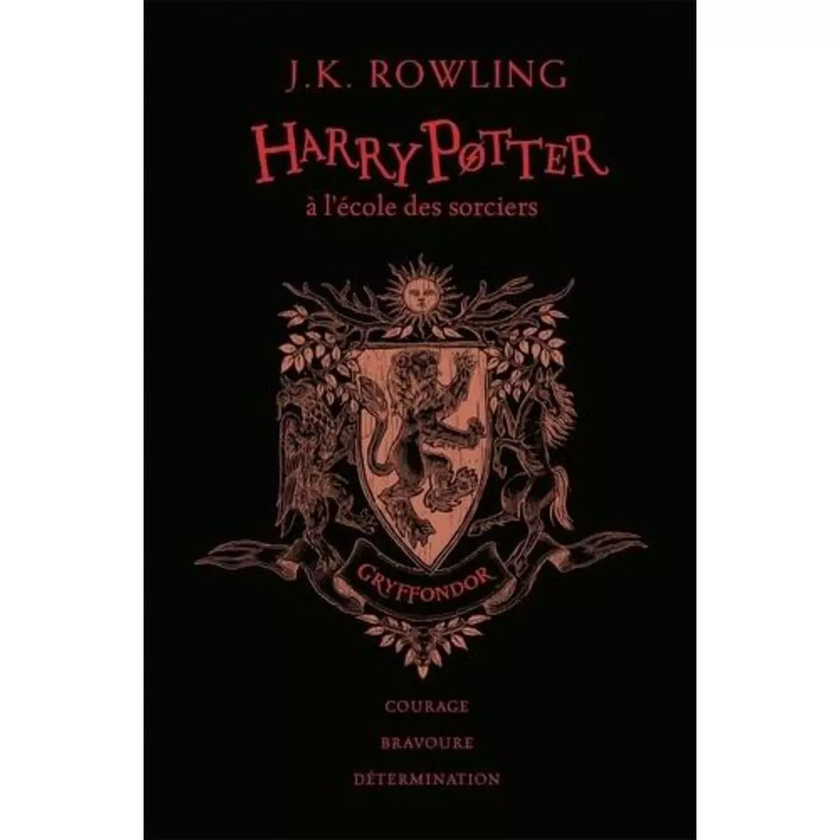  HARRY POTTER TOME 1 : HARRY POTTER A L'ECOLE DES SORCIERS (GRYFFONDOR). EDITION COLLECTOR 20E ANNIVERSAIRE, Rowling J.K.