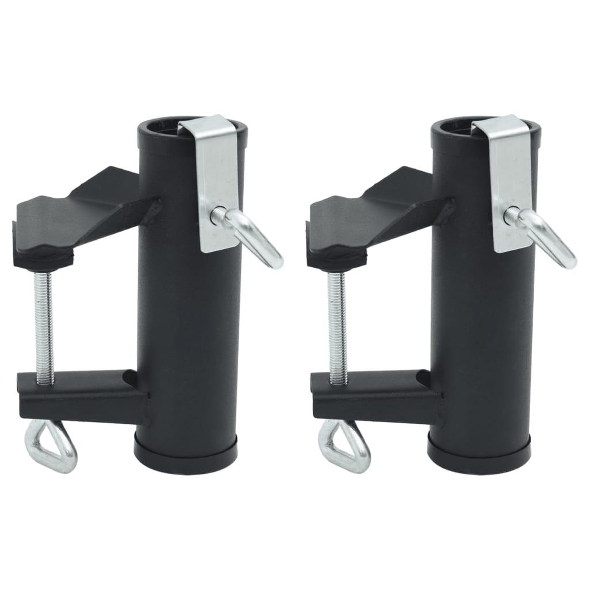 VIDAXL Pinces a parasol pour balcon 2 pcs 25-38 mm acier