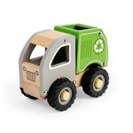 BIGJIGS Mini camion de recyclage en bois