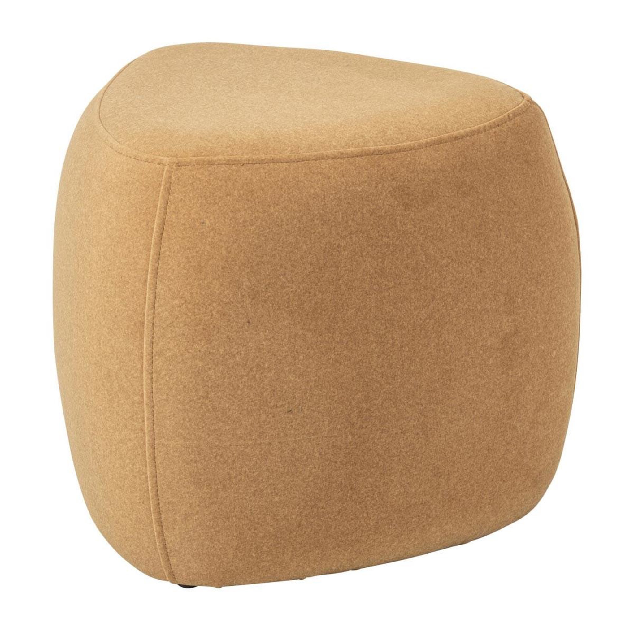 J-LINE Pouf triangle design  mich  46cm ocre