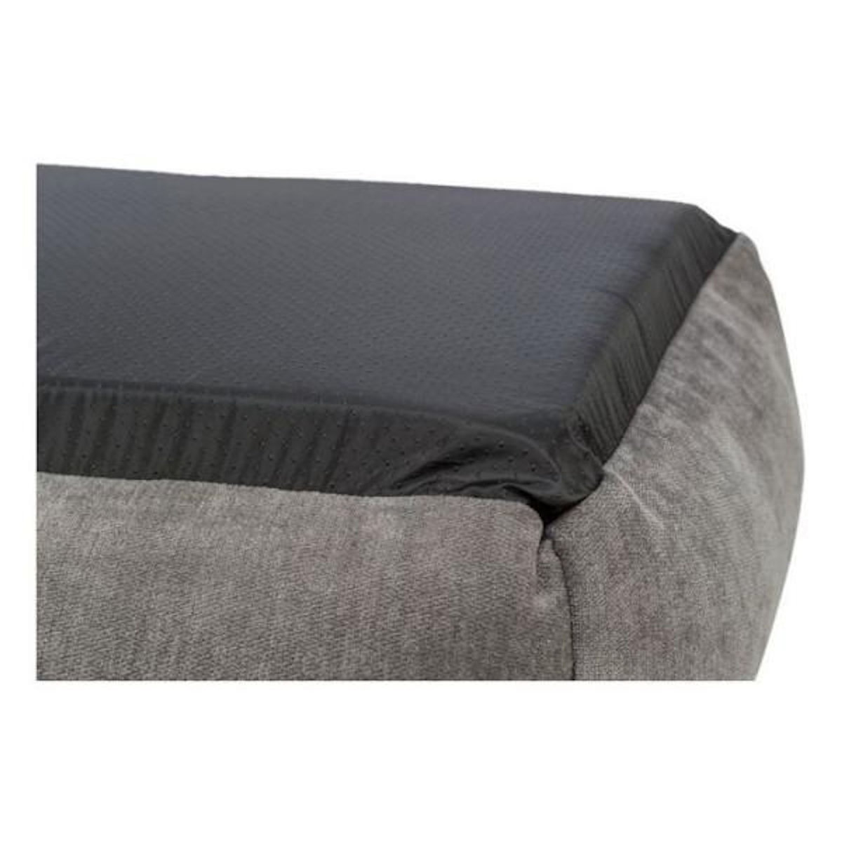 Trixie Panier pour chien - TRIXIE - VITAL LENNOX - Tissu chenille - 80 x 60 cm - Gris