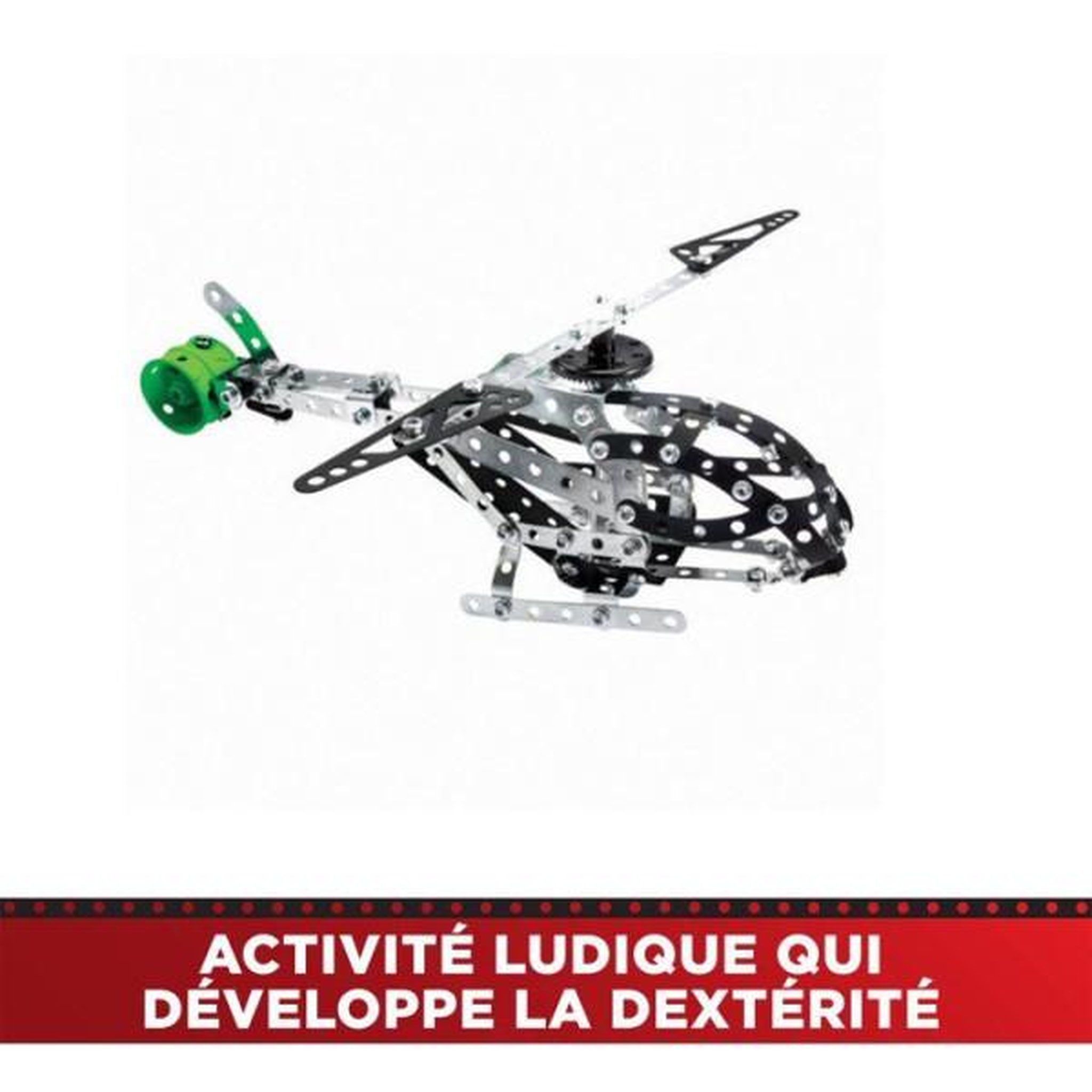 Voir la diapositive 3 : Meccano MECCANO - Jeu de construction - Métal - 390 pieces - 10 ans + - 25 modeles