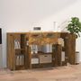 Voir la diapositive 3 : VIDAXL Buffets 3 pcs Chene fume Bois d'ingenierie