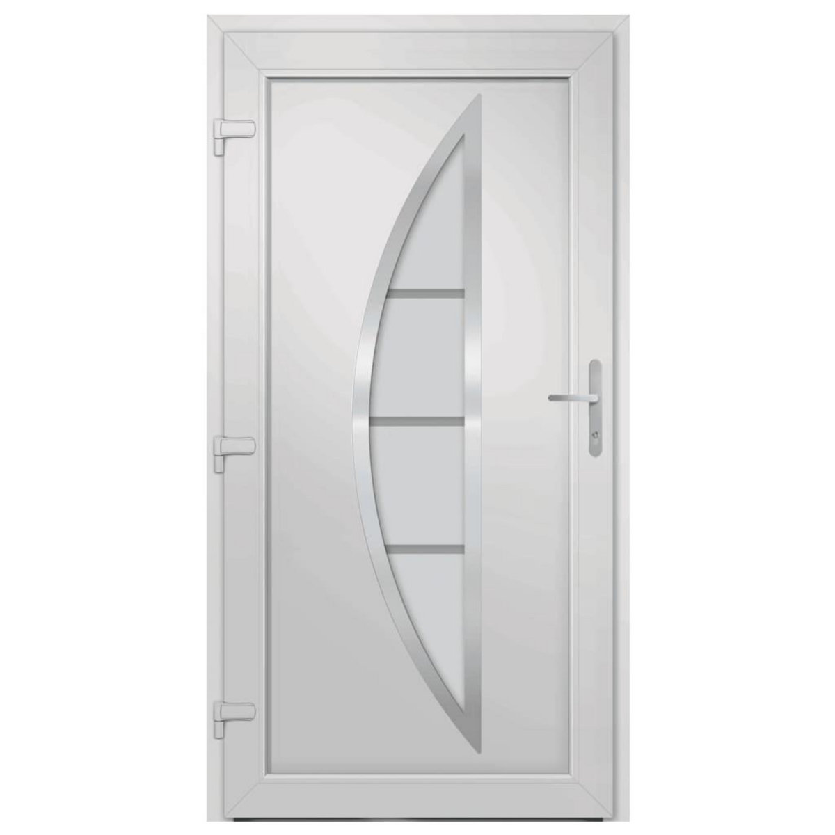 VIDAXL Porte d'entree Blanc 98x208 cm PVC