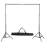 Voir la diapositive 4 : VIDAXL Kit de studio photo avec eclairage toile de fond et reflecteur