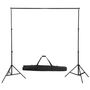 Voir la diapositive 4 : VIDAXL Kit de studio photo avec eclairage toile de fond et reflecteur
