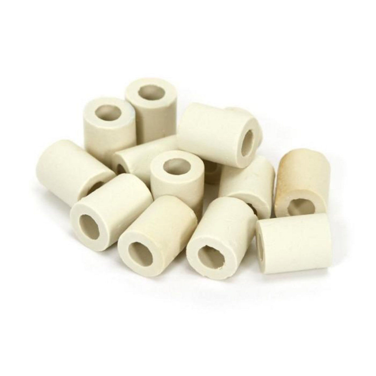 Paris Prix Lot de 15 Perles Filtrantes  Céramique  10cm Blanc