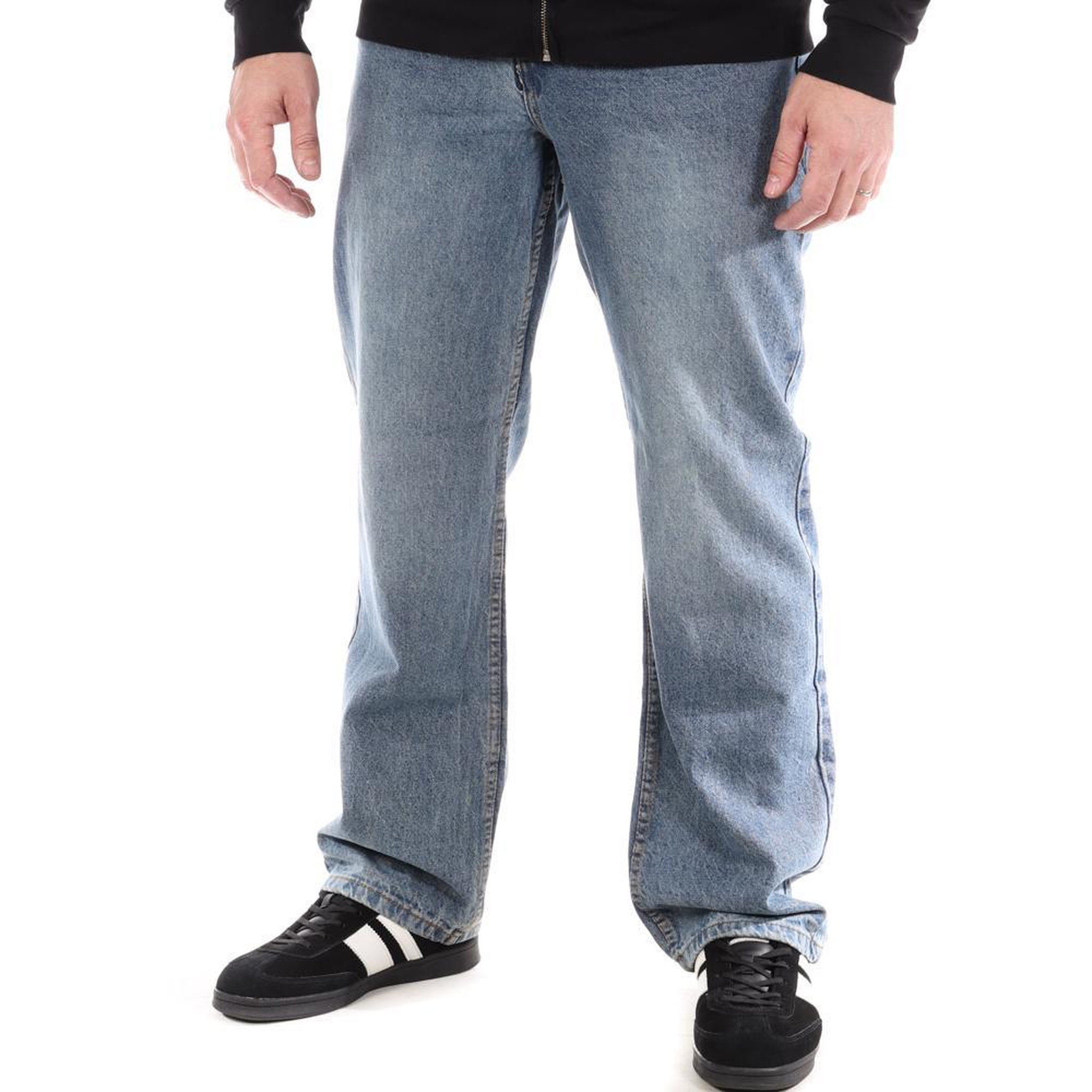 Voir la diapositive 1 : PANAME BROTHERS Jean Loose Bleu Homme Paname Brothers Relaxed