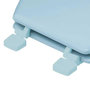 Voir la diapositive 3 : FIVE Abattant WC en Bois  Luxe  48cm Bleu Arctique