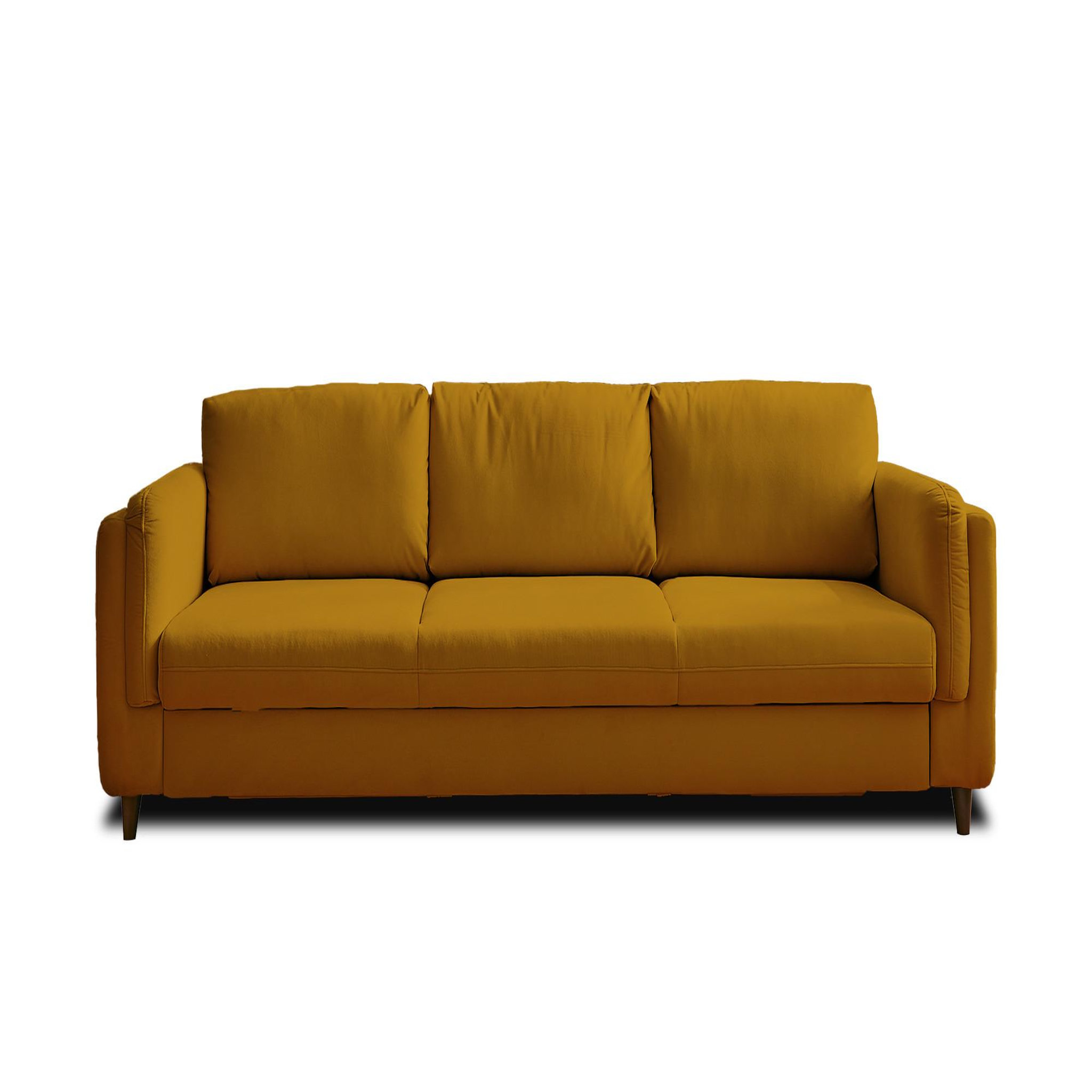 Voir la diapositive 6 : BEST MOBILIER Brooke - canapé 3 places - convertible - en velours