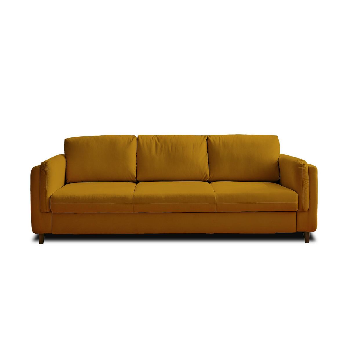 LISA DESIGN Brooke - canapé 3 places - convertible - en velours