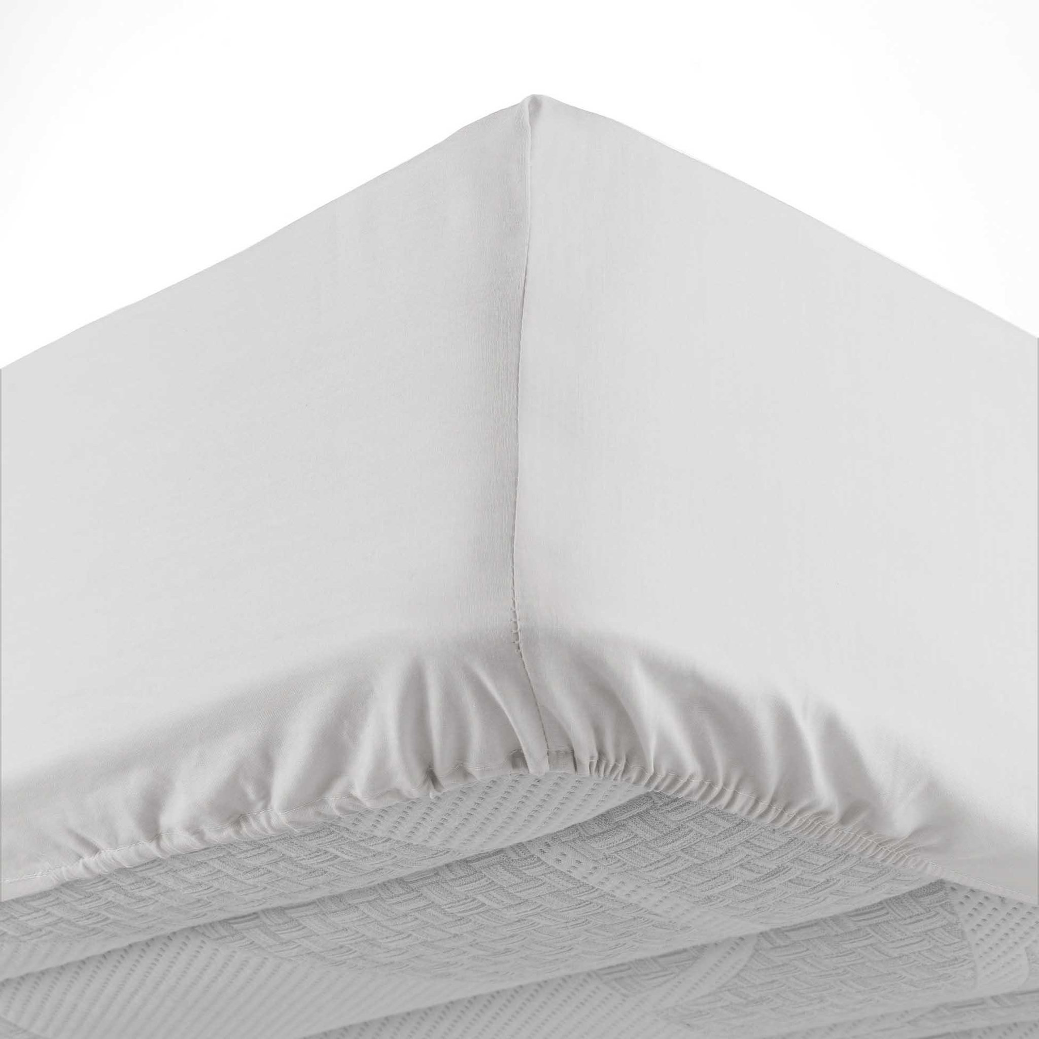 Voir la diapositive 4 : Eden Drap housse en coton line design et moderne
