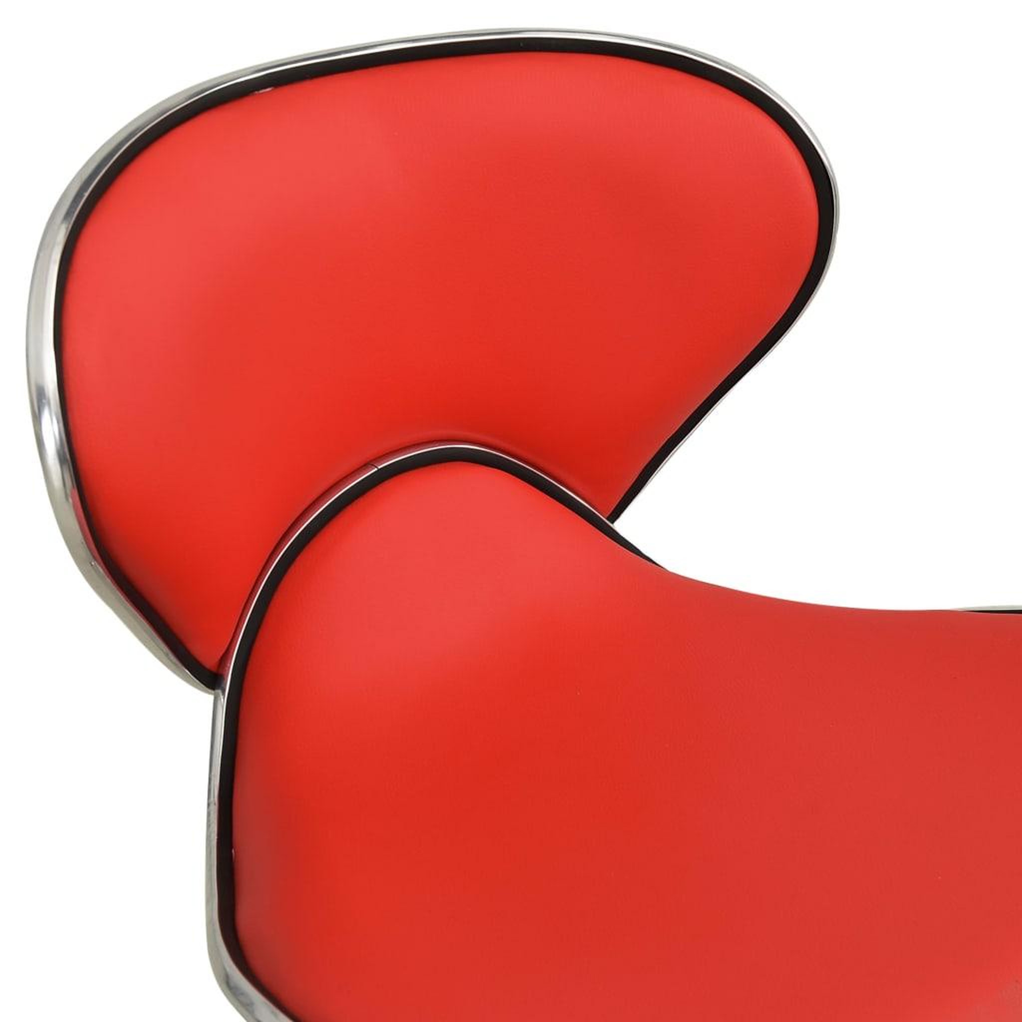 Voir la diapositive 5 : VIDAXL Chaise de bureau Rouge Similicuir