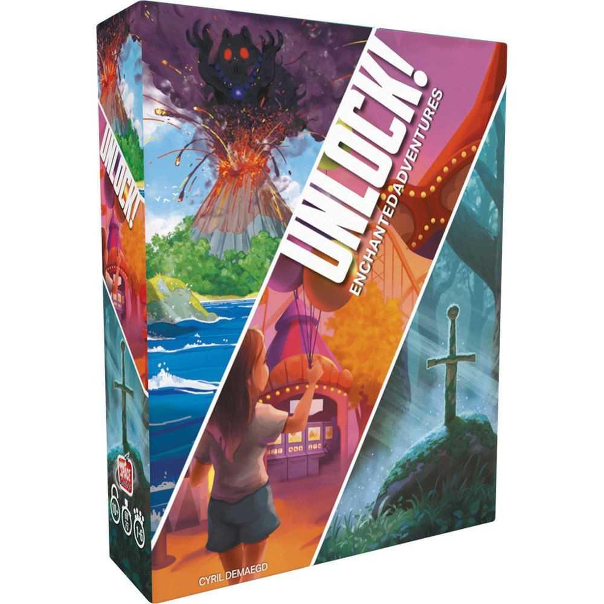 Asmodee Jeu d escape game Asmodee Unlock ! Enchanted Adventures