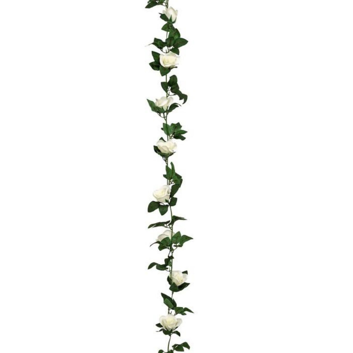 ATMOSPHERA Guirlande Artificielle de Roses  Naki  230cm Blanc