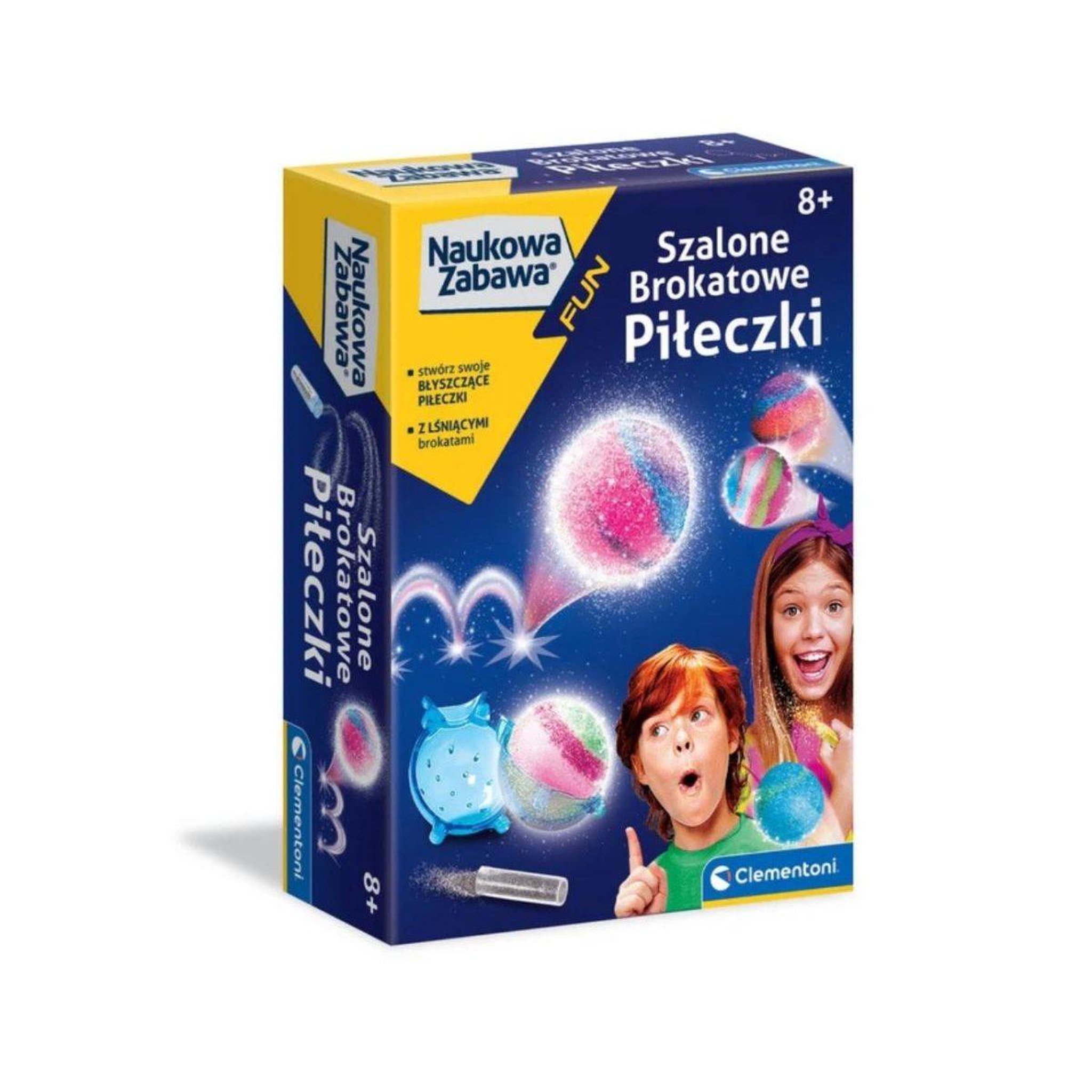 CLEMENTONI Coffret scientifique  50702 science  and  jeu - balles rebondissantes à paillettes
