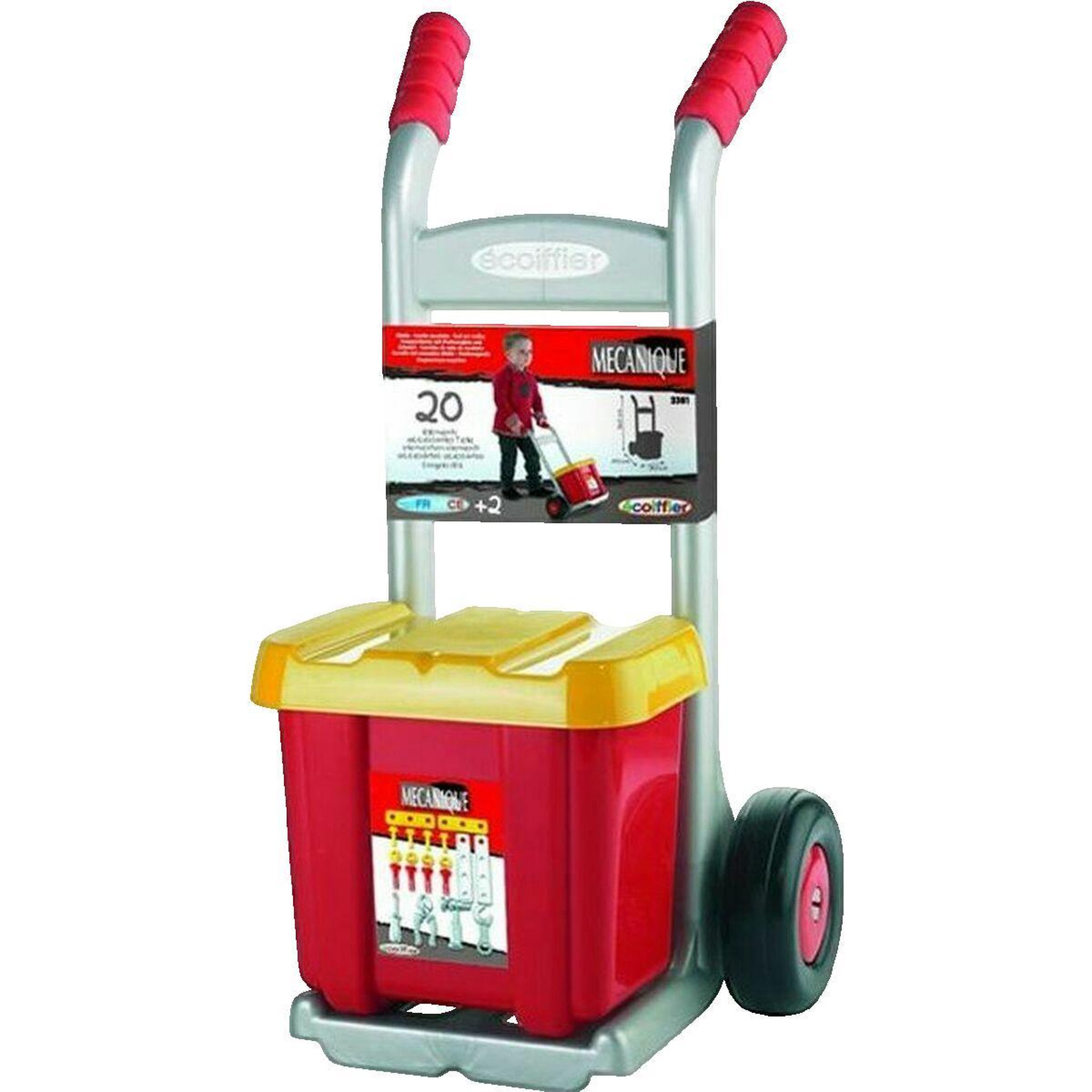 Ecoiffier Jeu de bricolage ECOIFFIER avec 20 accessoires colorés