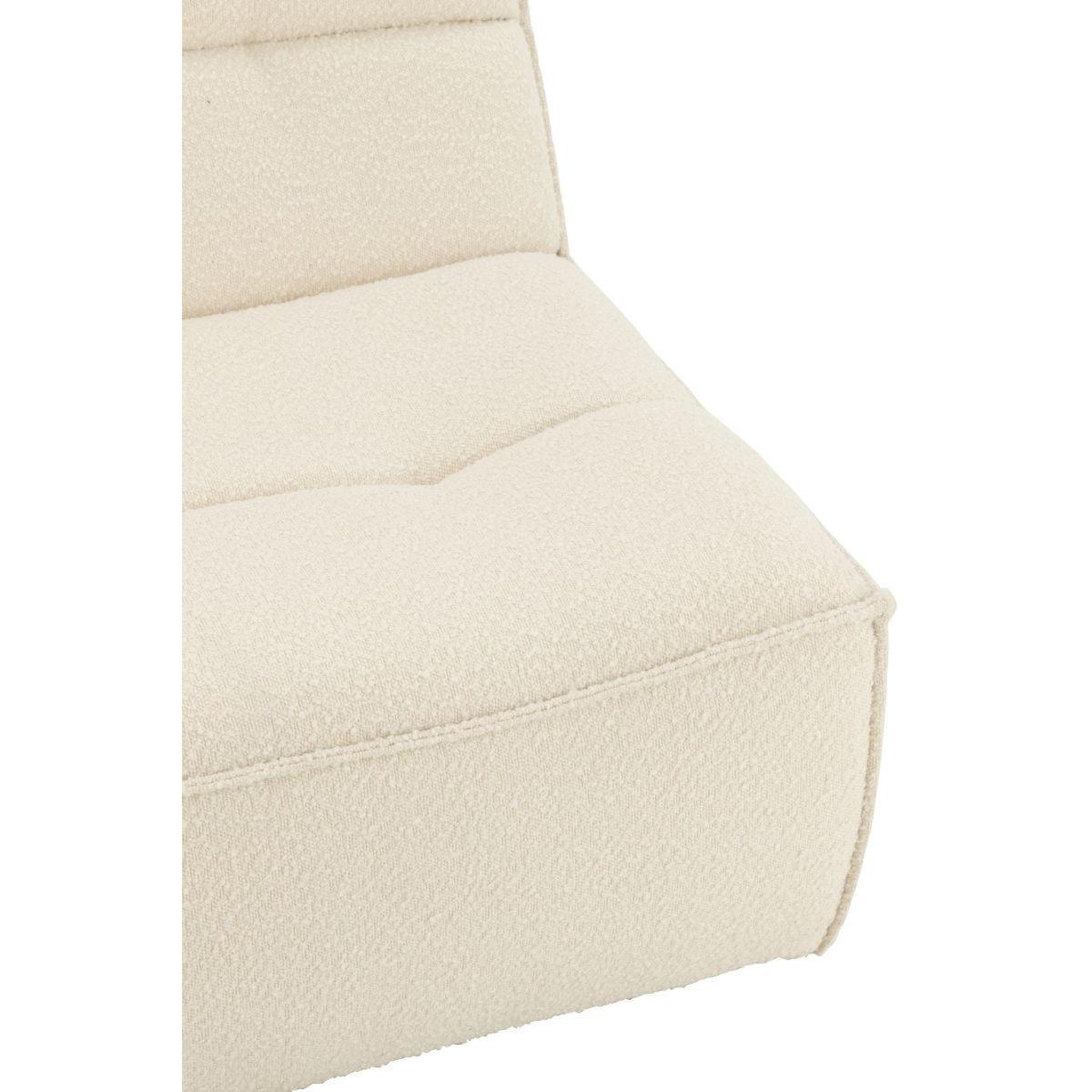 Voir la diapositive 6 : J-LINE Fauteuil pivotant  cosy  97cm écru
