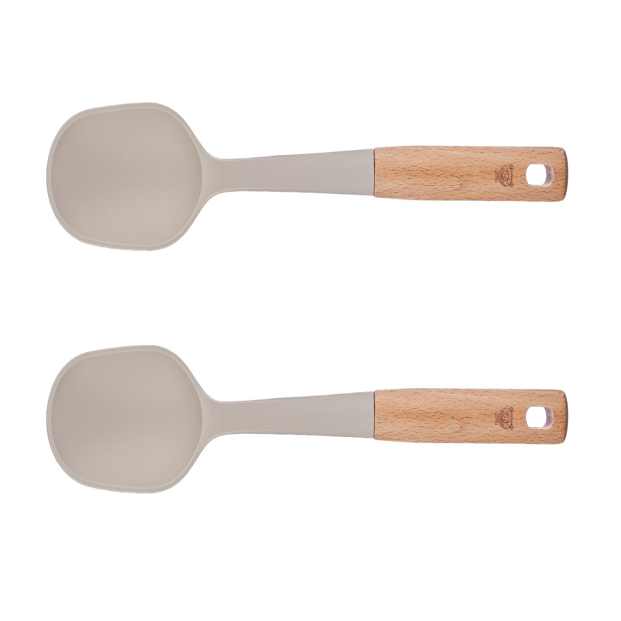 BJORN Couverts à salade en bois et silicone GUNNAR