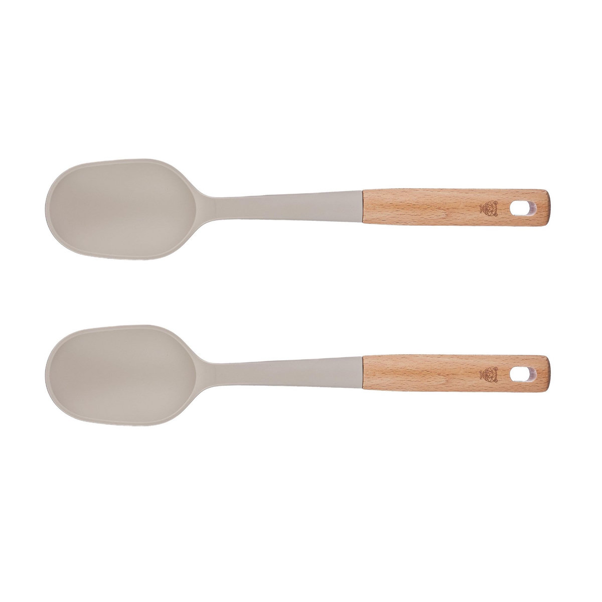 BJORN Couverts à salade en bois et silicone GUNNAR
