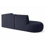 Voir la diapositive 6 : LISA DESIGN Santorini - canapé modulable d'angle droit + pouf - 4 places - en tissu texturé