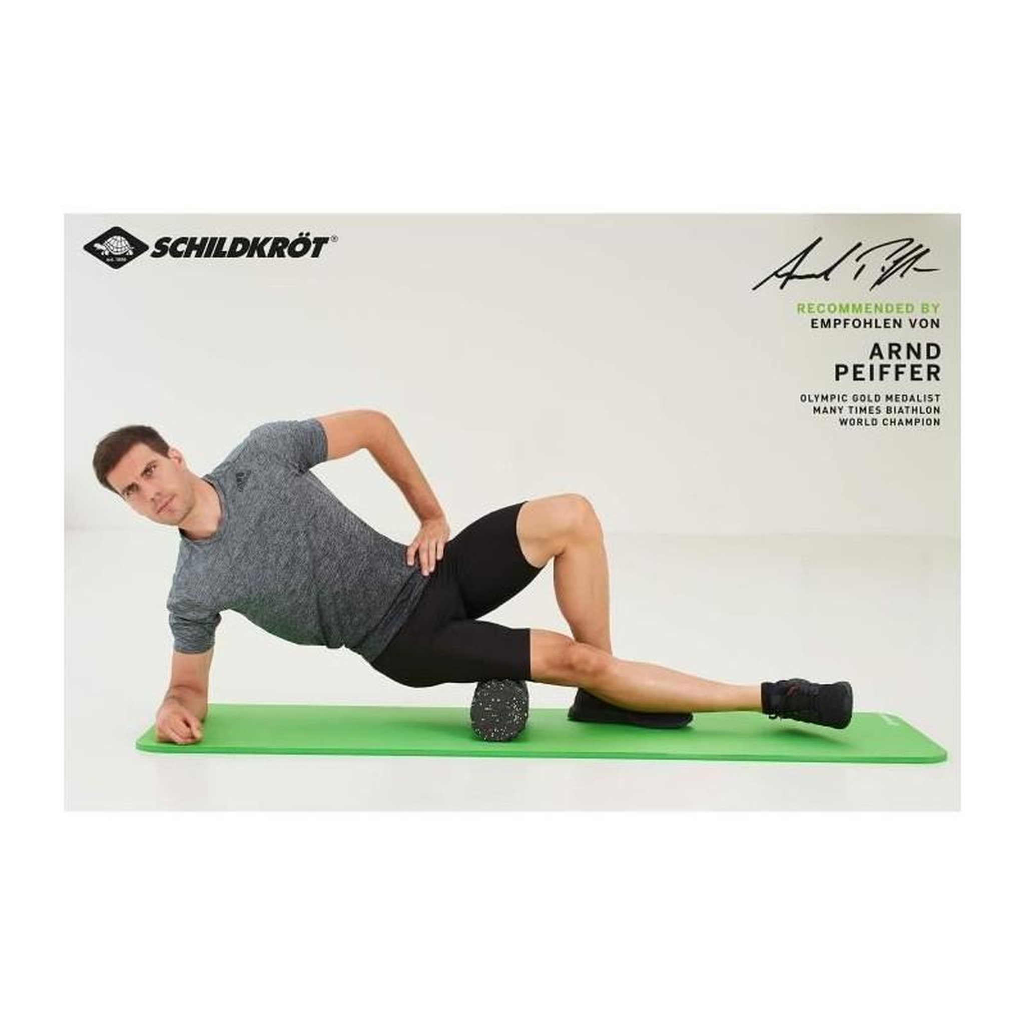 Voir la diapositive 2 : SCHILDKROT Set de massage - SCHILDKRÖT - SELF MASSAGE SET - Noir - Adulte - Fitness