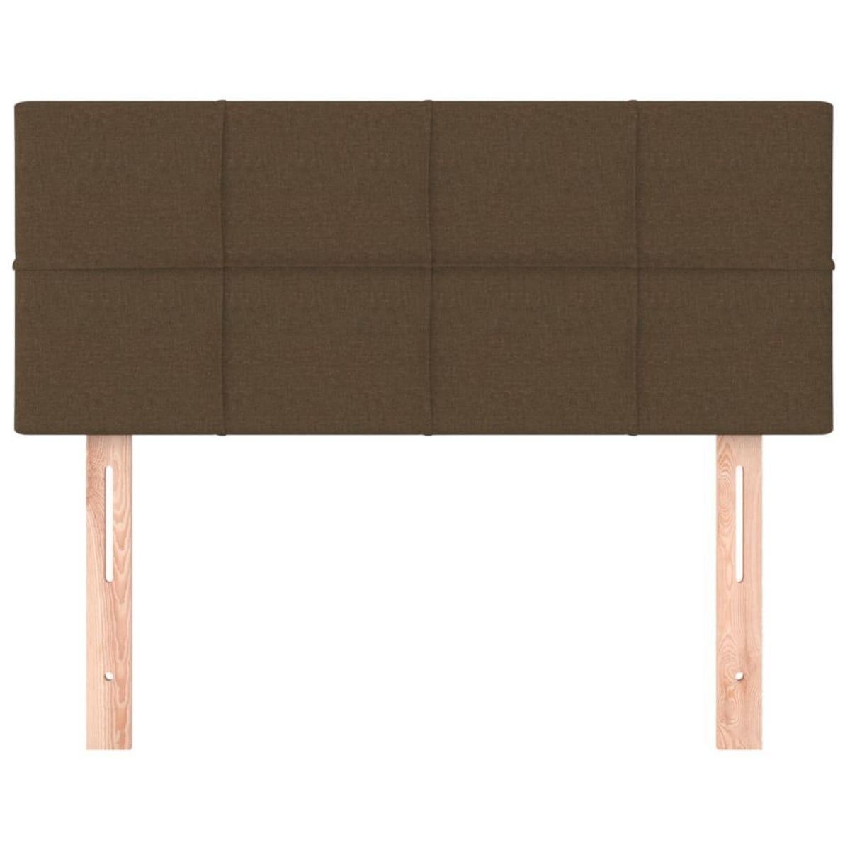 VIDAXL Tete de lit Marron Fonce 100x5x78/88 cm Tissu