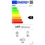 Voir la diapositive 5 : Amica Réfrigérateur 1 porte intégrable à pantographe 111l - AB1112